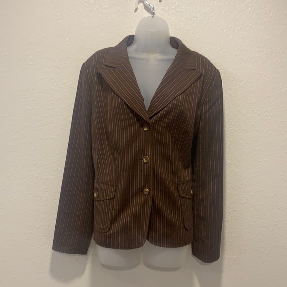 convington Jackets & Blazers - Brown vintage Suit Stretch Jacket Size 18 CONVINGTON Brand